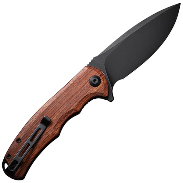 Nóż składany Civivi Praxis Cuibourtia Black Stonewashed 9Cr18MoV - Wood