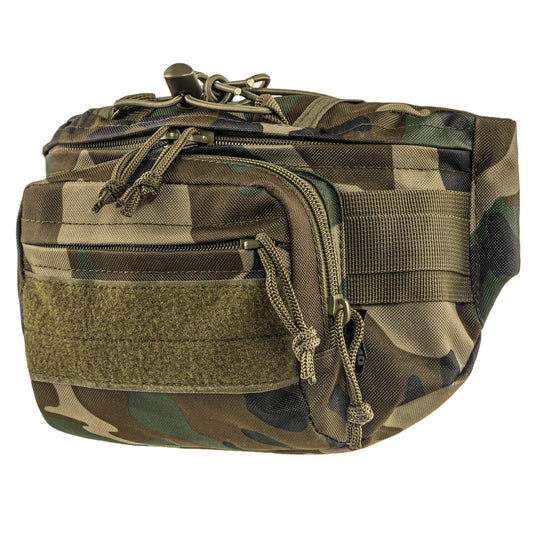 Torba biodrowa Camo Military Gear Kangoo 3 l - Woodland