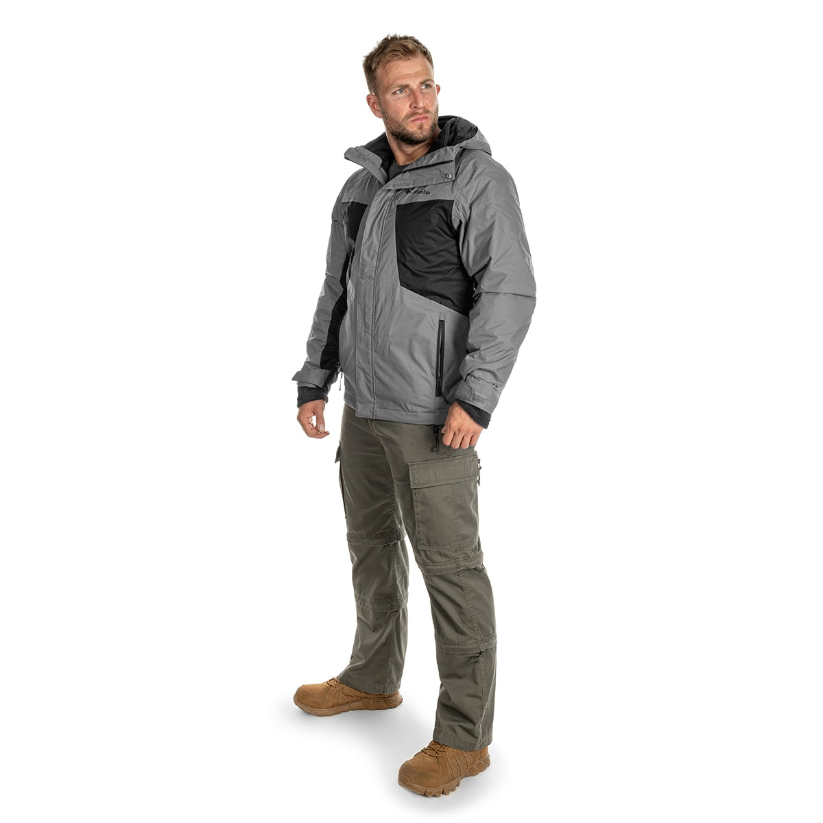 Kurtka Columbia Tunnel Falls Interchange City Grey/Black