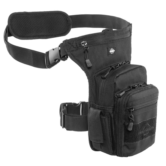 Torba Pentagon Max-S 2.0 Gun Thigh Pouch 3,7 l - Black