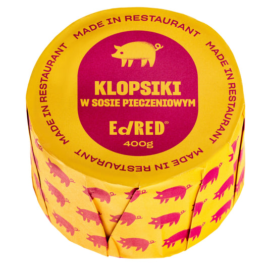 Żywność konserwowana Ed Red - Klopsiki w sosie pieczeniowym 400 g