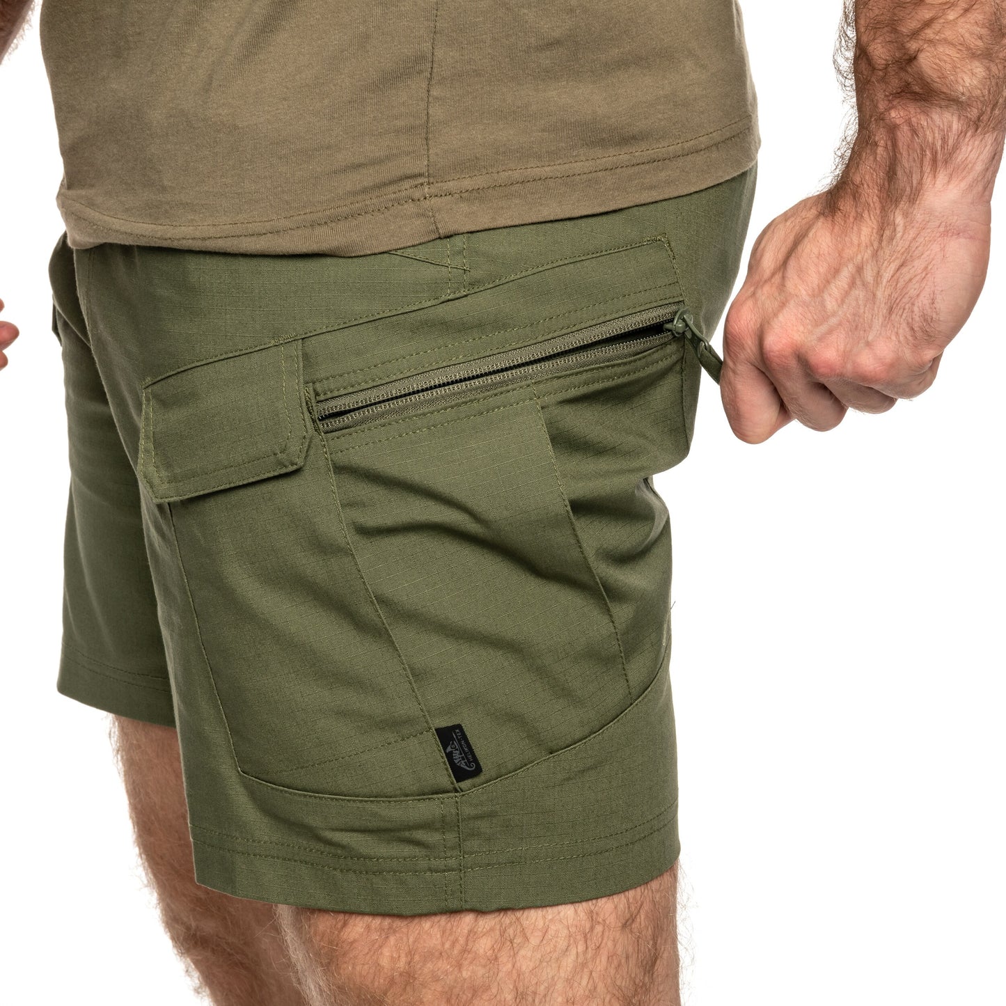 Szorty Helikon UTS PolyCotton Stretch Rip-Stop 6" - Olive Green