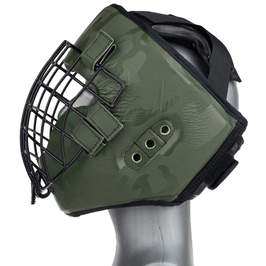 Kask bokserski Fighter Shock Head Guard - Khaki/Camo