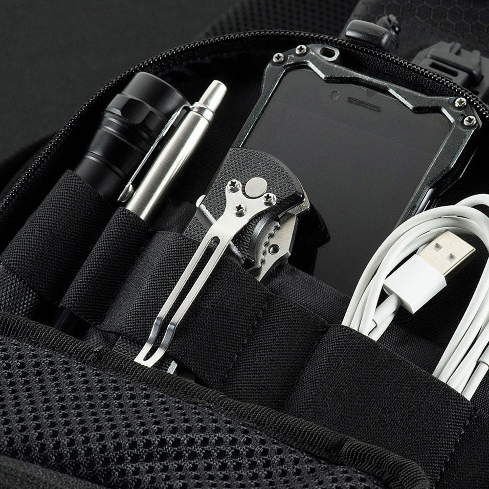 Torba na ramię M-Tac Buckler Bag Elite Hex 7 l - Black