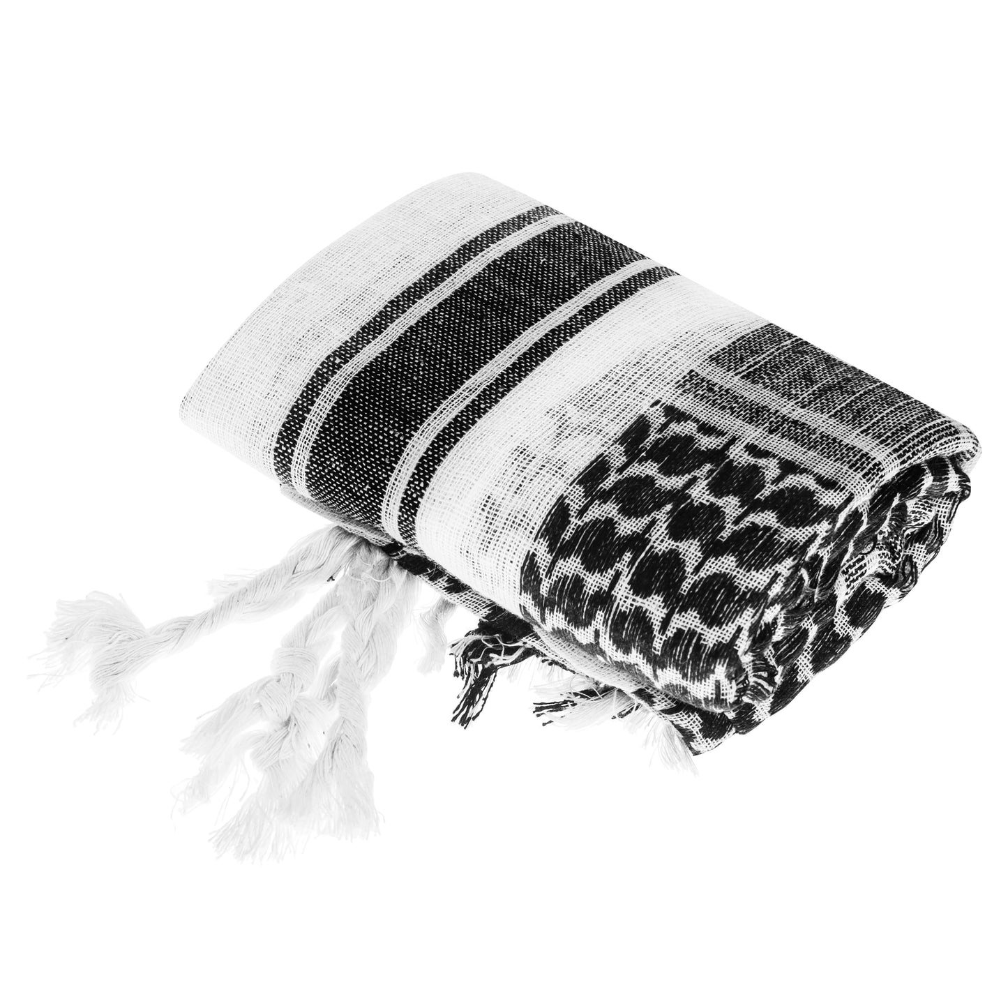 Arafatka chusta ochronna Mil-Tec - White/Black