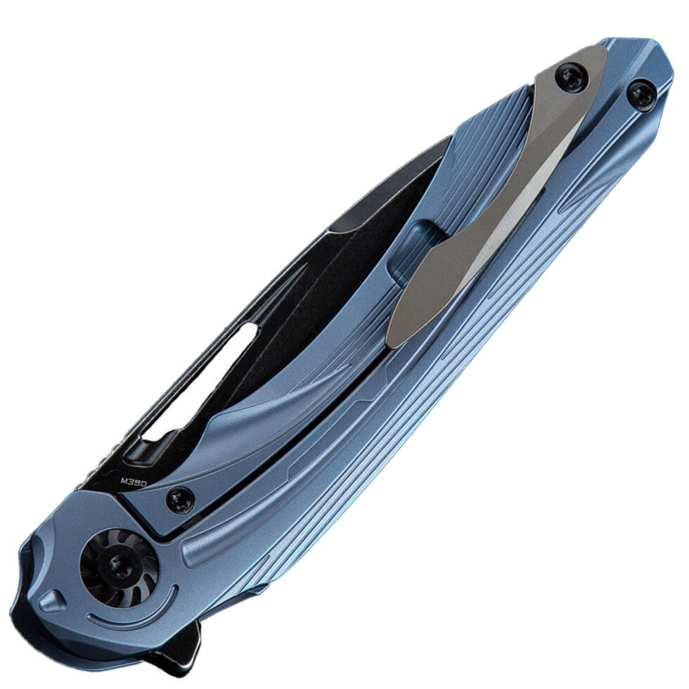 Nóż składany Bestech Knives Wibra - Blue/Black Blade