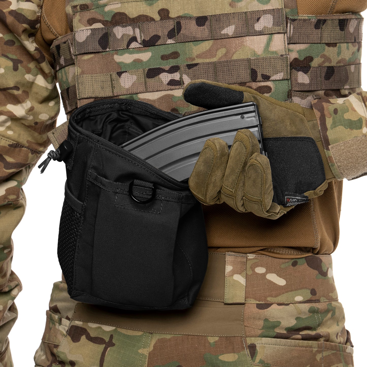 Otwarta torba zrzutowa Mil-Tec MOLLE - Black