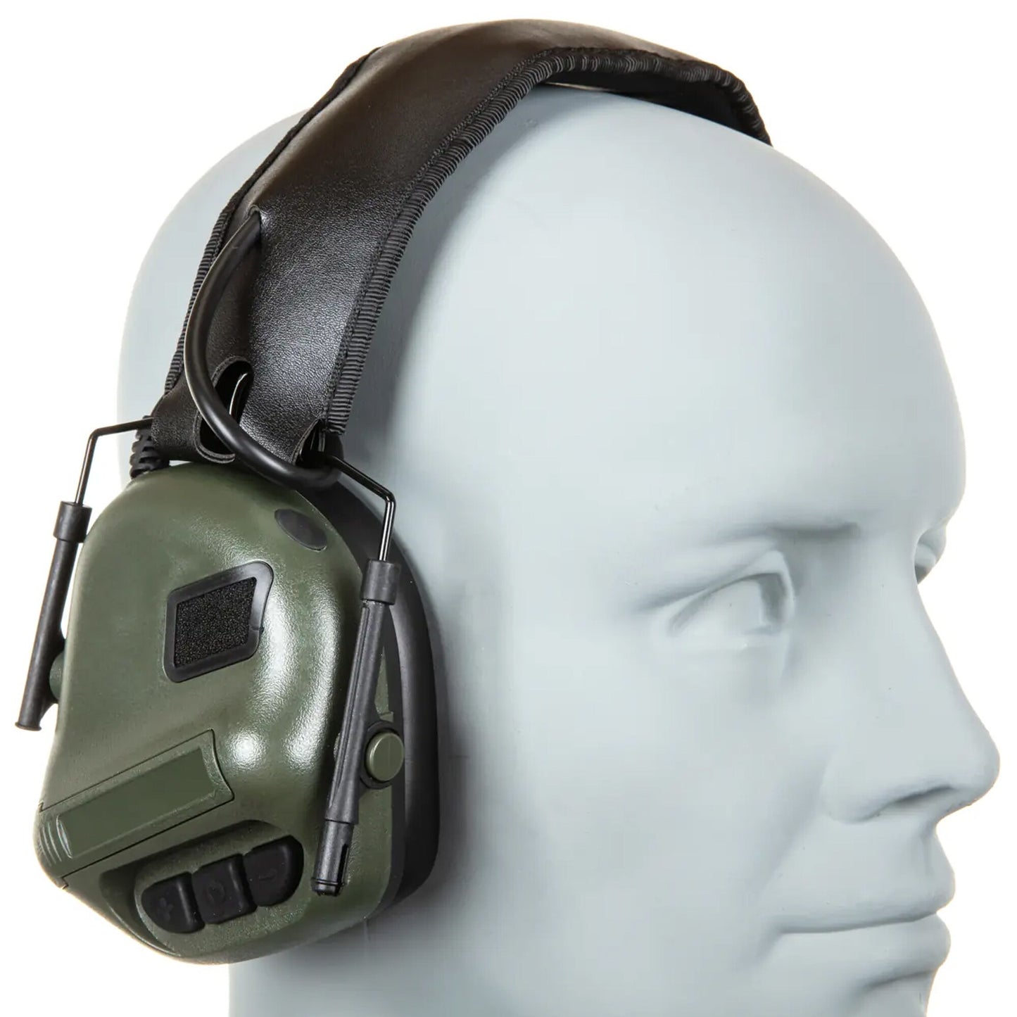 Ochronniki słuchu aktywne Wosport HD-12 IPSC Gen. 5 - Olive