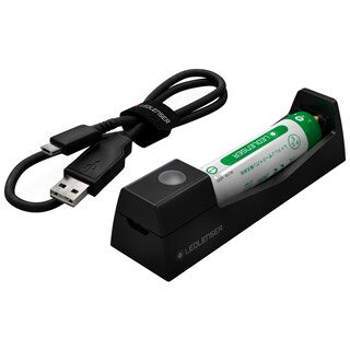 Zestaw ładowarka i akumulator do Ledlenser MH3/4/5