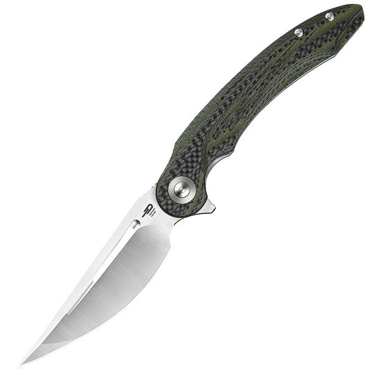 Nóż składany Bestech Knives Irida Carbon Fiber/G10 - Green