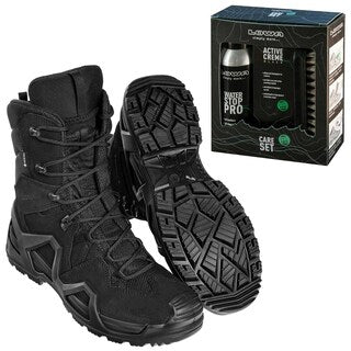 Buty damskie Zephyr GTX Hi MK2 Black + Care Set Lowa do czyszczenia obuwia - zestaw
