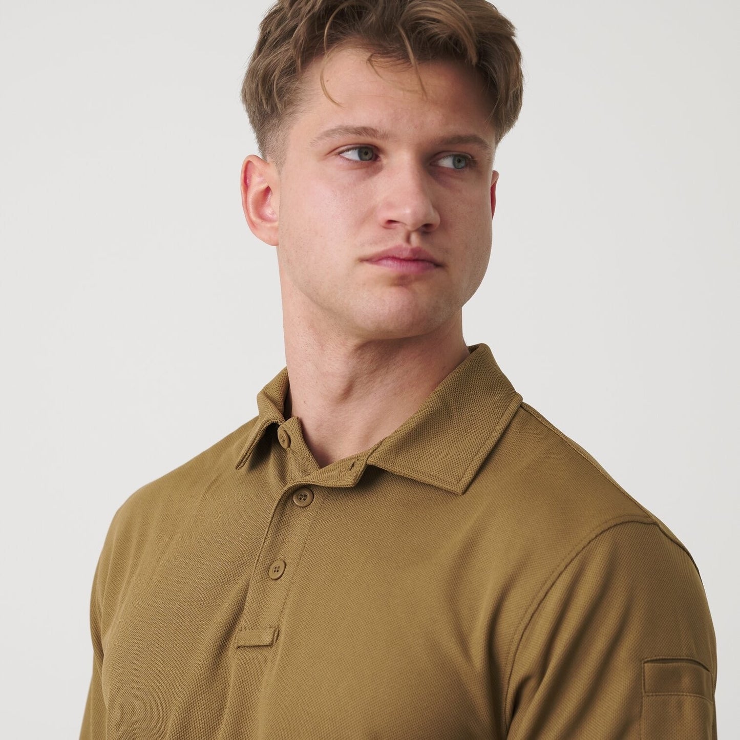 Koszulka termoaktywna Polo Helikon UTL TopCool - Coyote