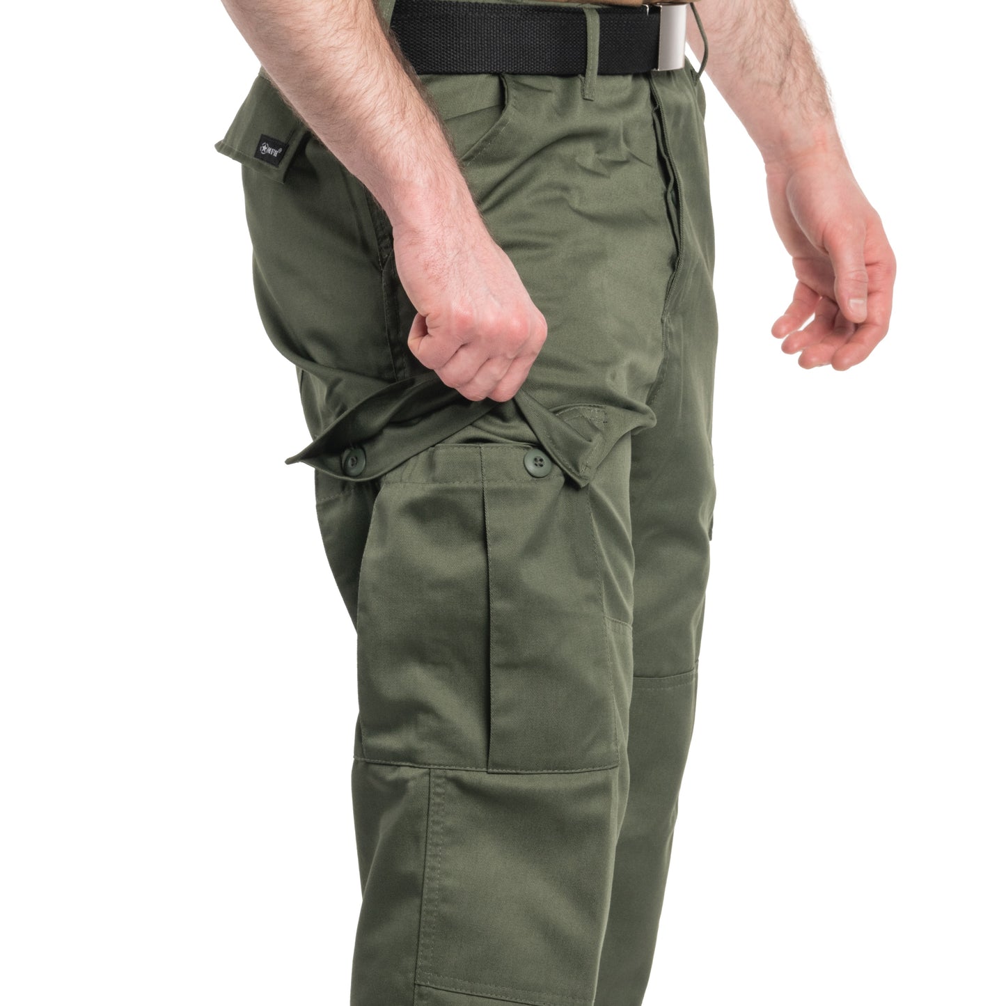 Spodnie wojskowe MFH wzmacniane US Combat BDU - Olive