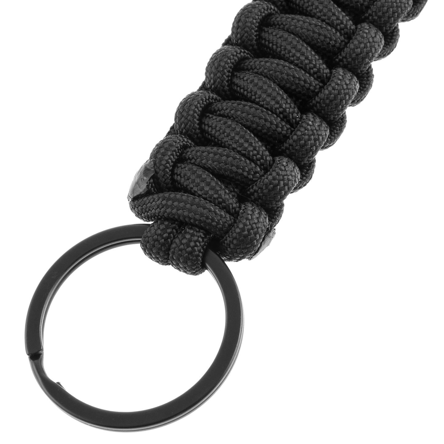 Brelok Mil-Tec Paracord z karabinczykiem MOLLE - Black