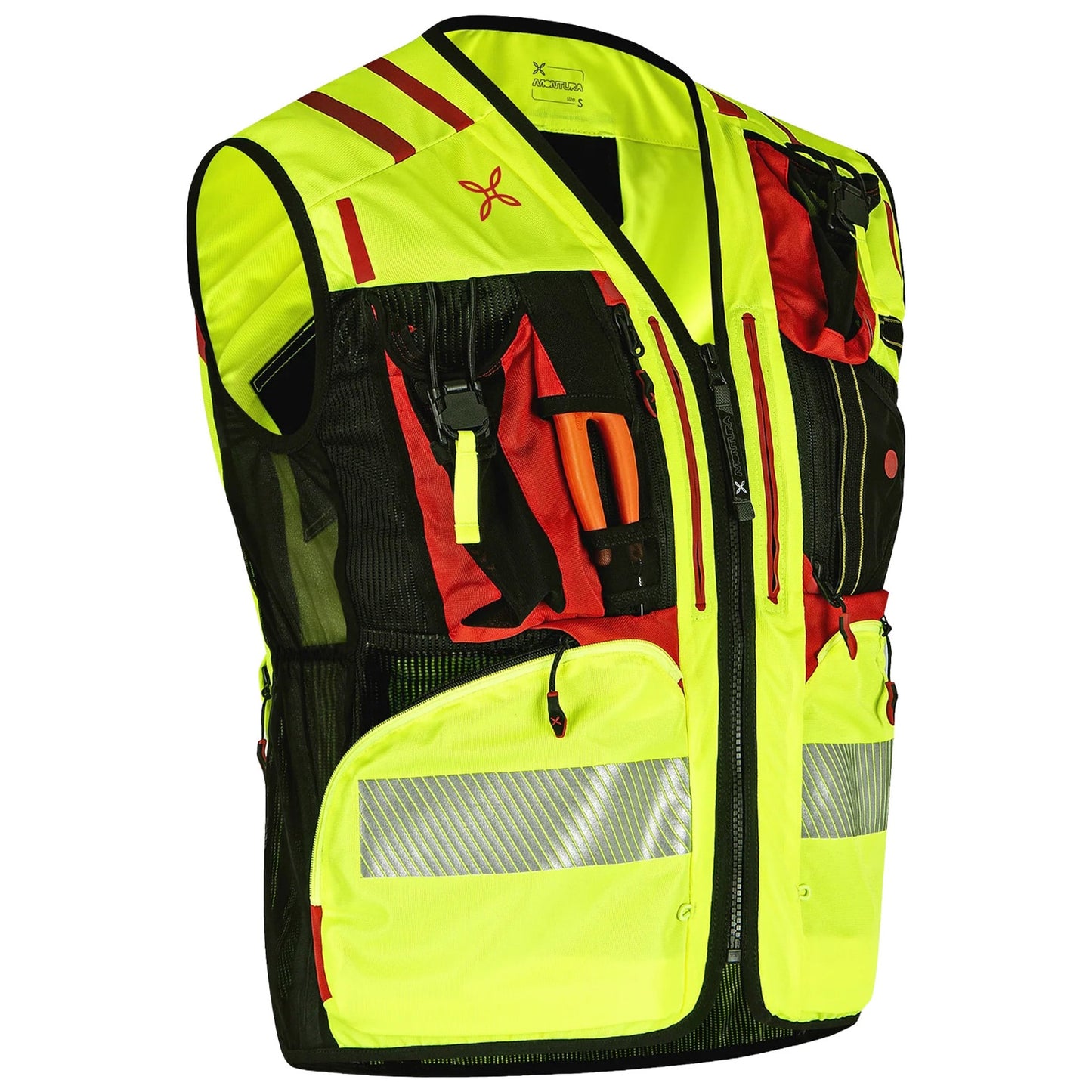 Kamizelka Montura Operator Evo 4 - Giallo Fluo/Rosso