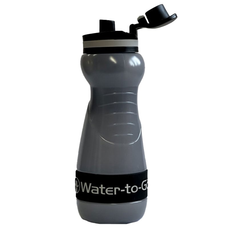 Butelka z filtrem Water-to-Go Sugarcane 550 ml - Euro Black