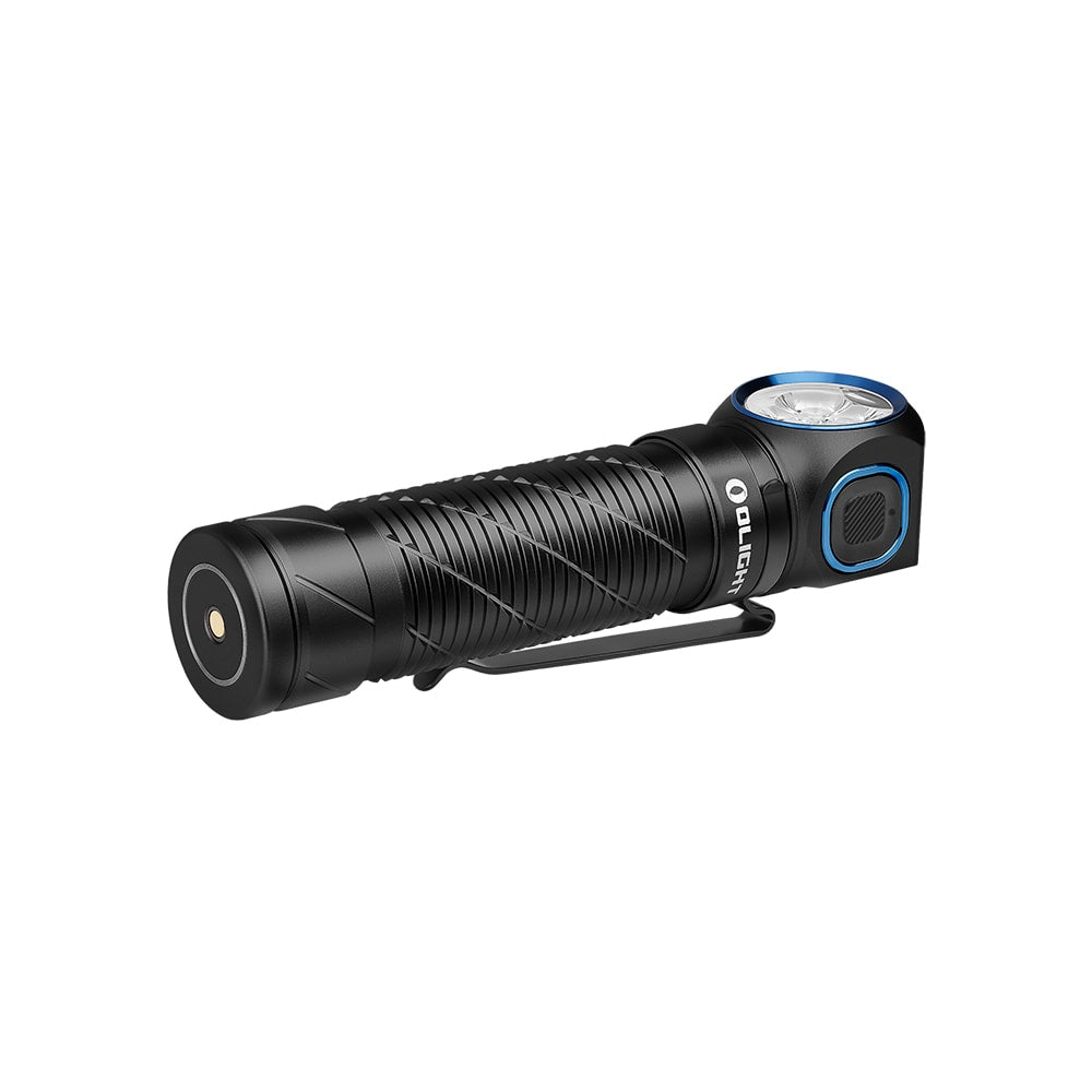 Latarka czołowa i kątowa Olight Perun 3 Black z opaską - 3000 lumenów