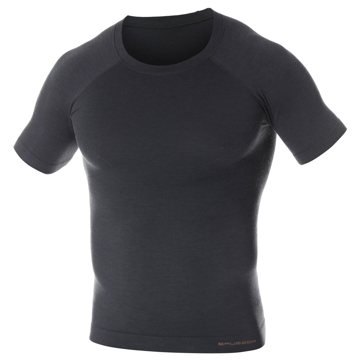 Koszulka termoaktywna Brubeck Merino Active Wool - Grafitowa
