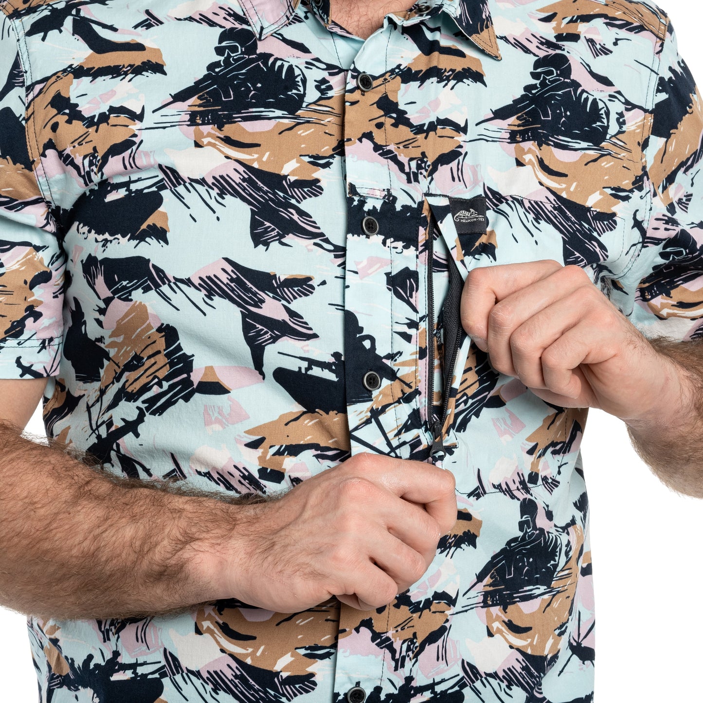 Koszula Helikon Tactical Hawaiian Short Sleeve - Pacific