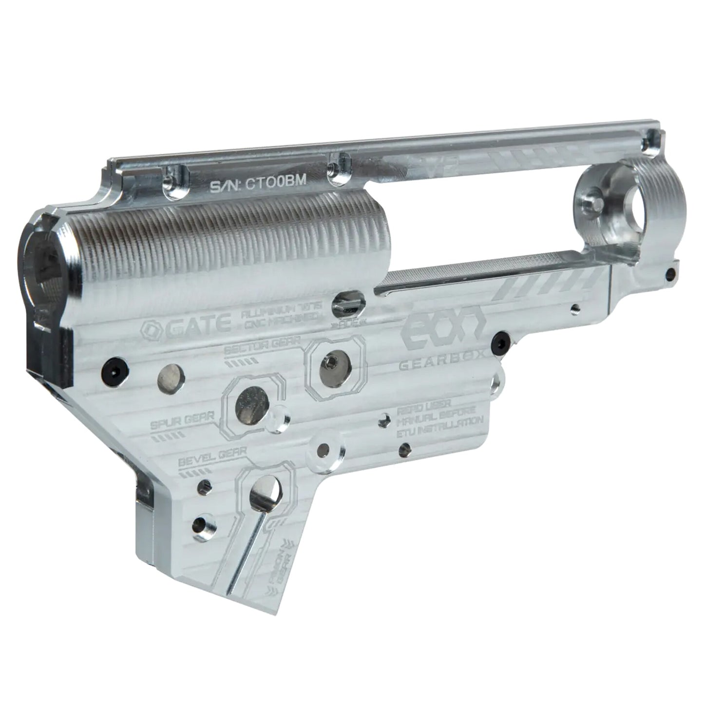 Aluminiowy szkielet gearboxa V2 Gate Eon - Silver