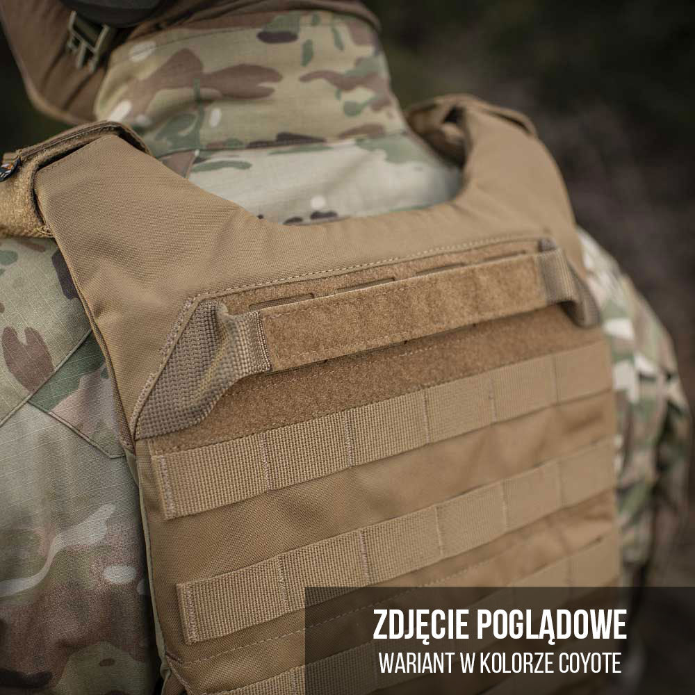 Kamizelka taktyczna typu Plate Carrier M-Tac Cuirass Fast QRS - Black - na płyty Medium