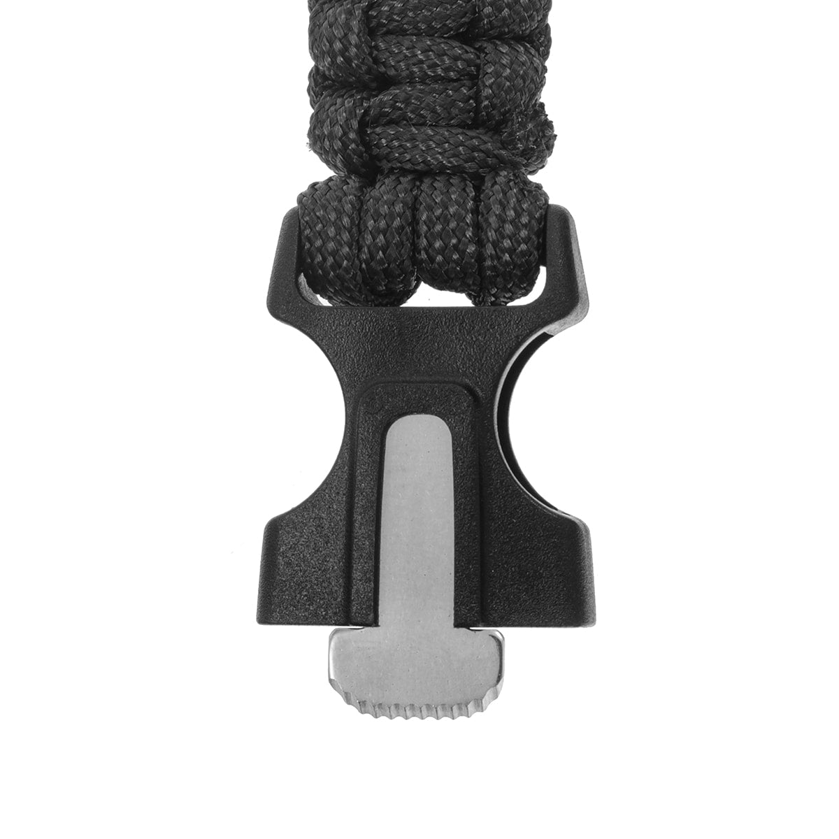 Bransoletka Paracord Badger Outdoor z krzesiwem - Black