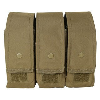 Potrójna ładownica Voodoo Tactical Triple Mag Pouch na magazynki M4 / AK47 - Coyote