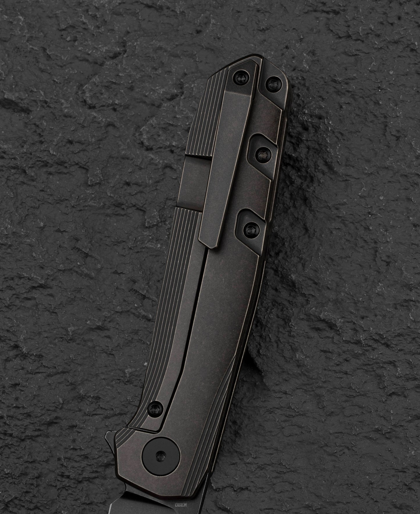 Nóż składany Bestech 9 - Black Stonewash/Black Bronze