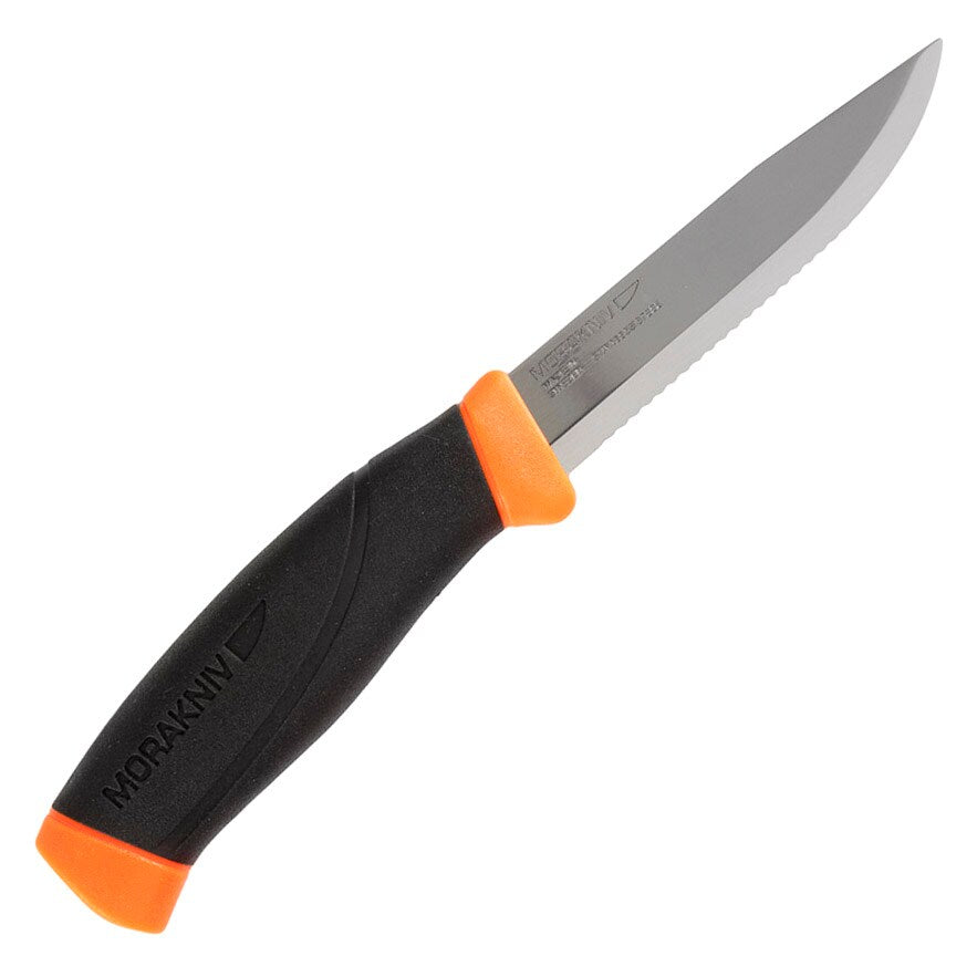 Nóż Mora Companion F Serrated Orange stal nierdzewna