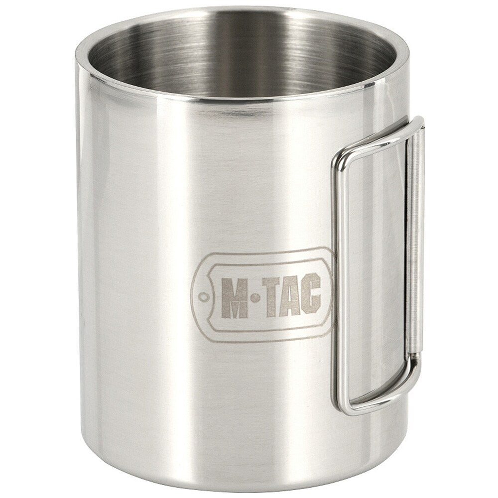 Kubek termiczny M-Tac ze składanym uchwytem - 450 ml