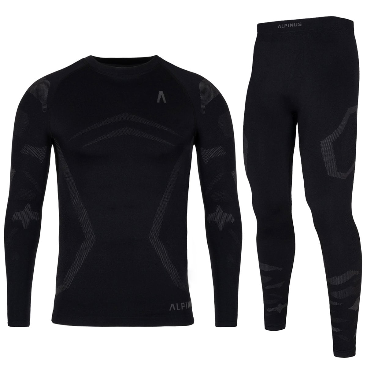 Bielizna termoaktywna Alpinus Idre Set - Black