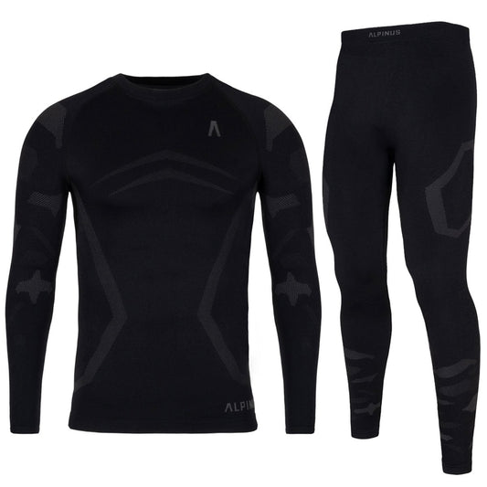 Bielizna termoaktywna Alpinus Idre Set - Black