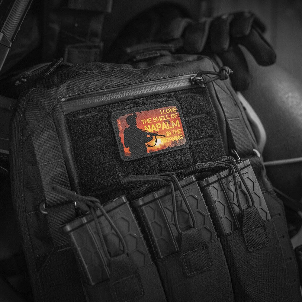 Naszywka M-Tac Smell Of Napalm - Black