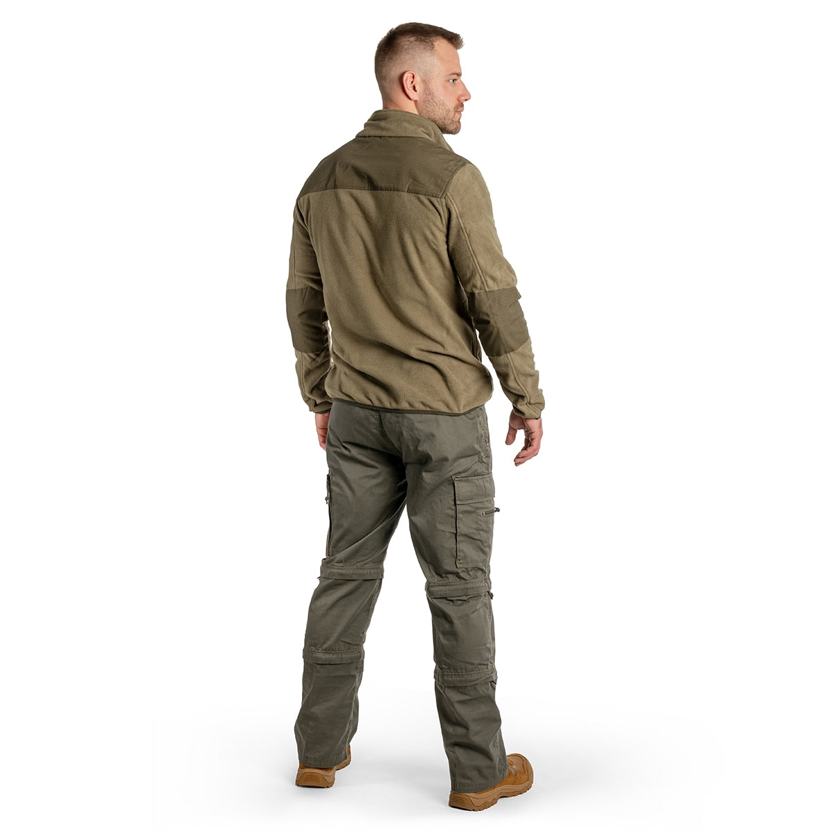 Polar Brandit Fleece Troyer Ripstop - Olive