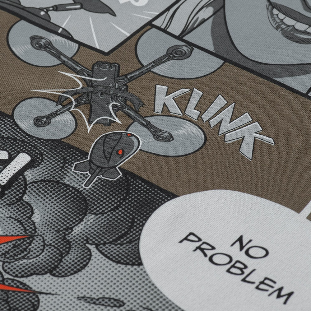 Koszulka T-shirt M-Tac Comics Drone Girl - Dark Olive