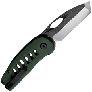 Nóż składany Bestech Explorer - Olive/Satin Stonewash