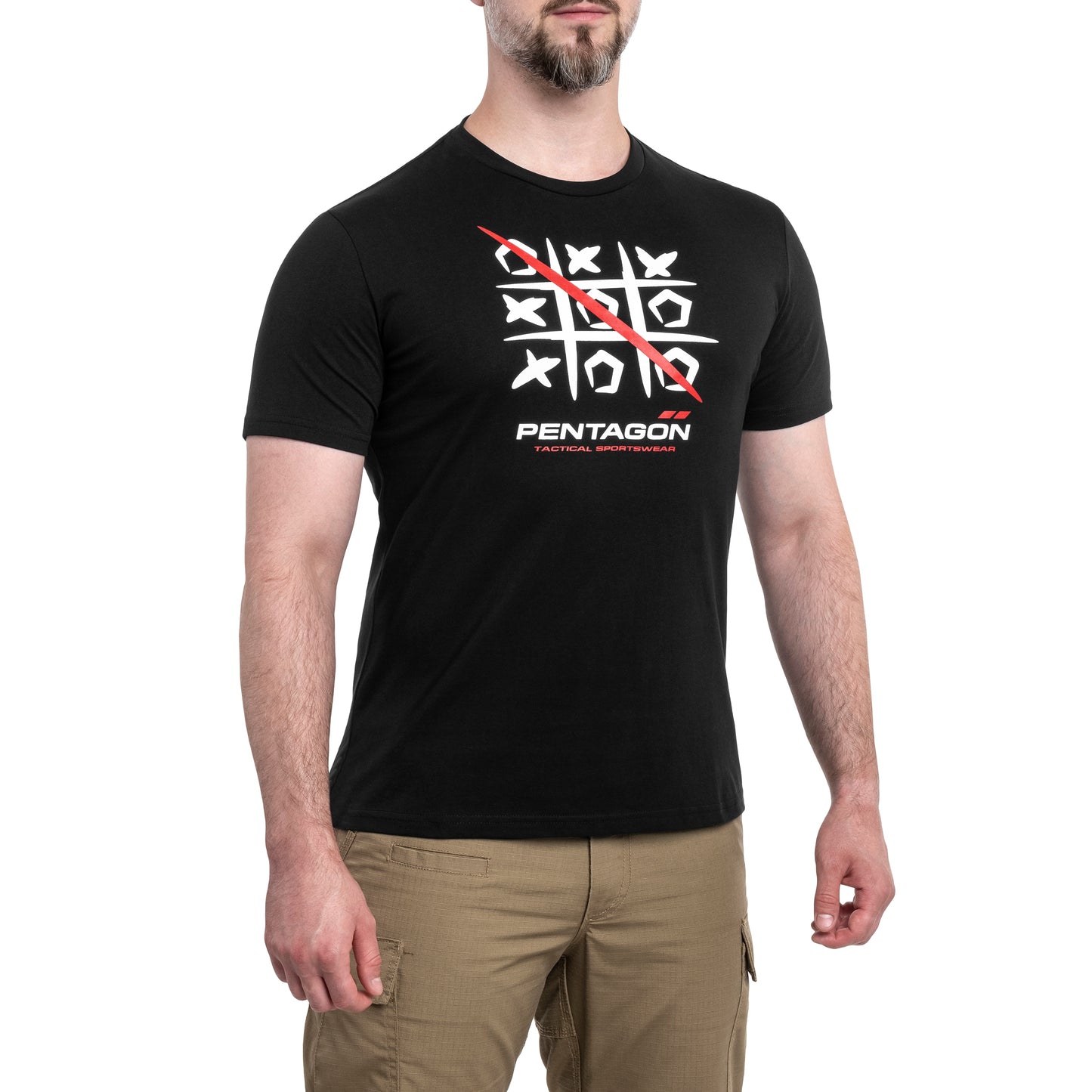 Koszulka T-Shirt Pentagon "3T" - Black