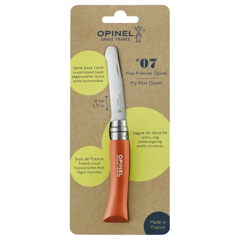 Nóż składany Opinel My First Knife No.7 INOX - Mandarin