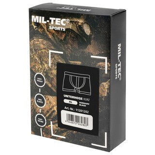 Bokserki termoaktywne Mil-Tec Black - 2 pary