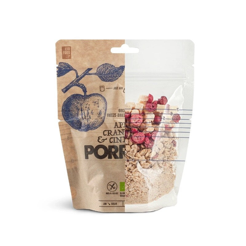 Żywność liofilizowana LYOFOOD Eko Owsianka z jabłkiem, żurawiną i cynamonem 70 g