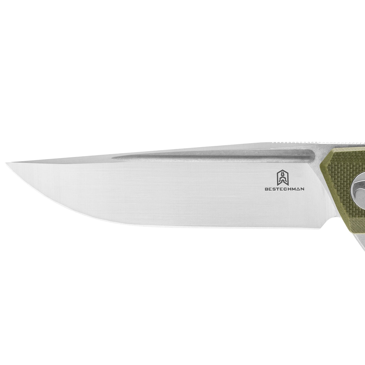 Nóż składany Bestechman Dundee Stonewash - Olive