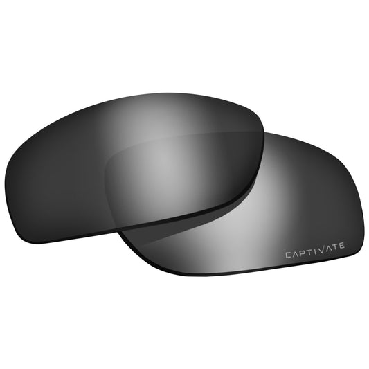 Wizjery do okularów Wiley X Founder z polaryzacją - Captivate Polarized Black Mirror