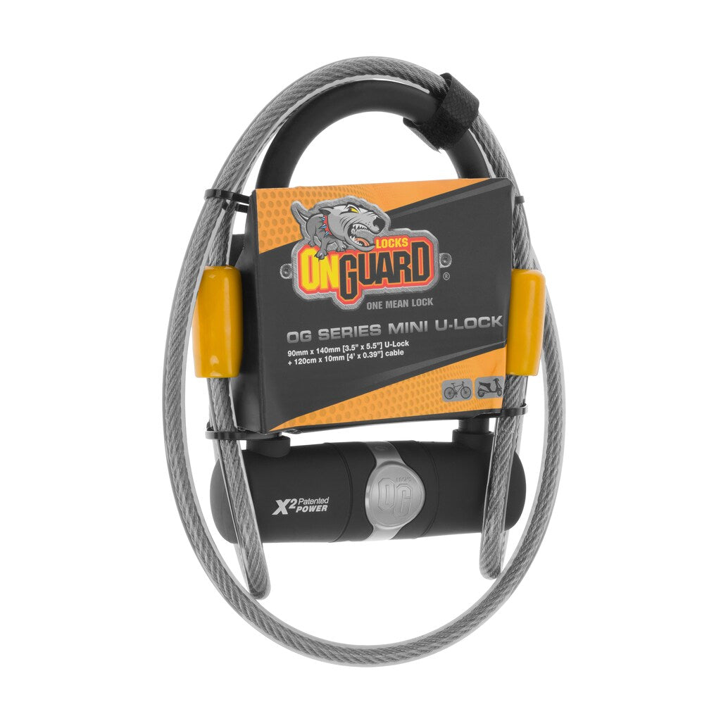 Zapięcie rowerowe OnGuard 5810 U-Lock - Black
