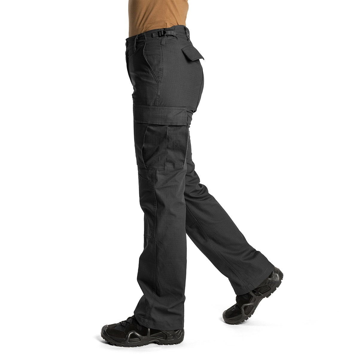 Spodnie damskie Brandit Cargo BDU Rip-Stop - Black