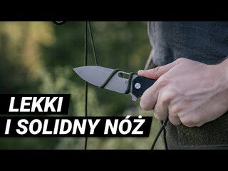 Nóż składany Badger Outdoor D2 Lobo - Black