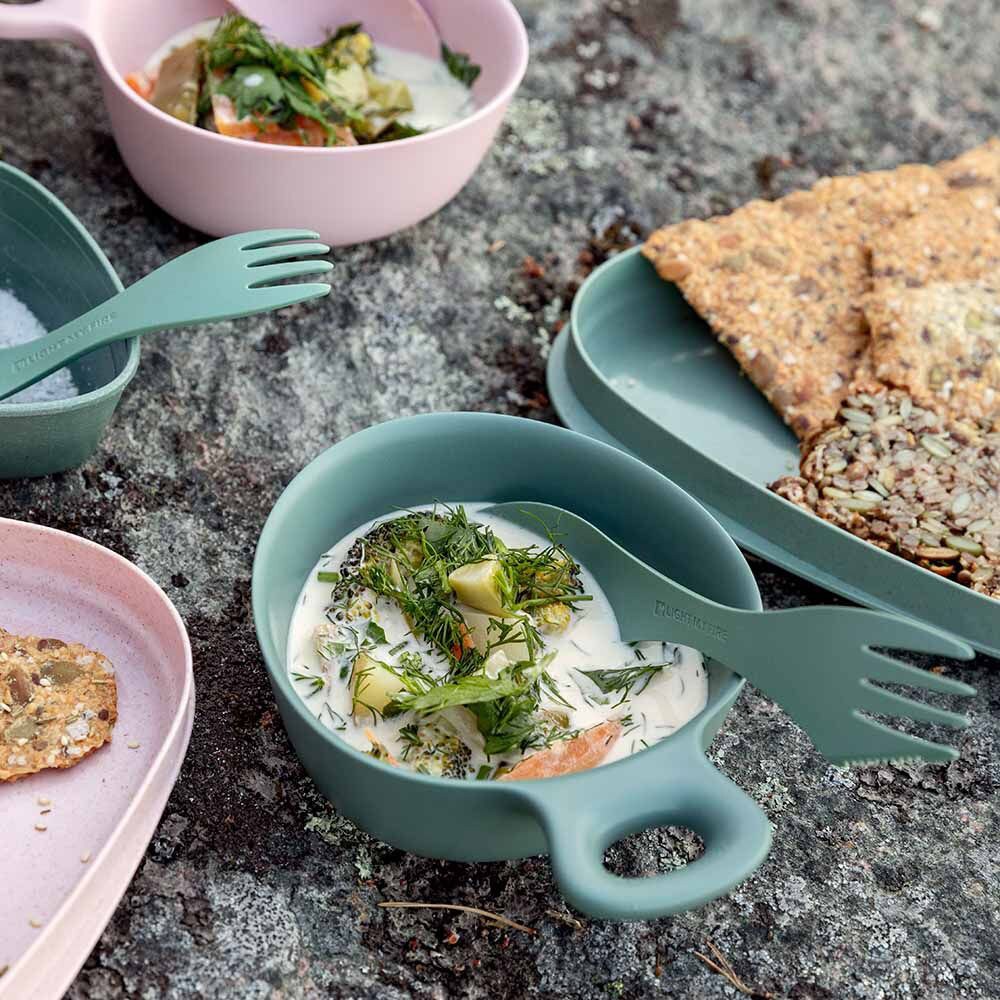 Zestaw turystyczny Light My Fire Outdoor MealKit Bio - Hazy Blue