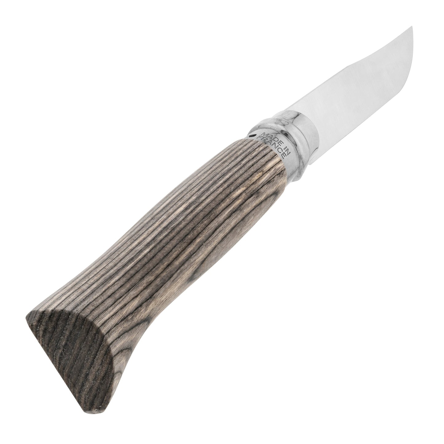 Nóż składany Opinel No.8 Laminated Inox - Grey Natural