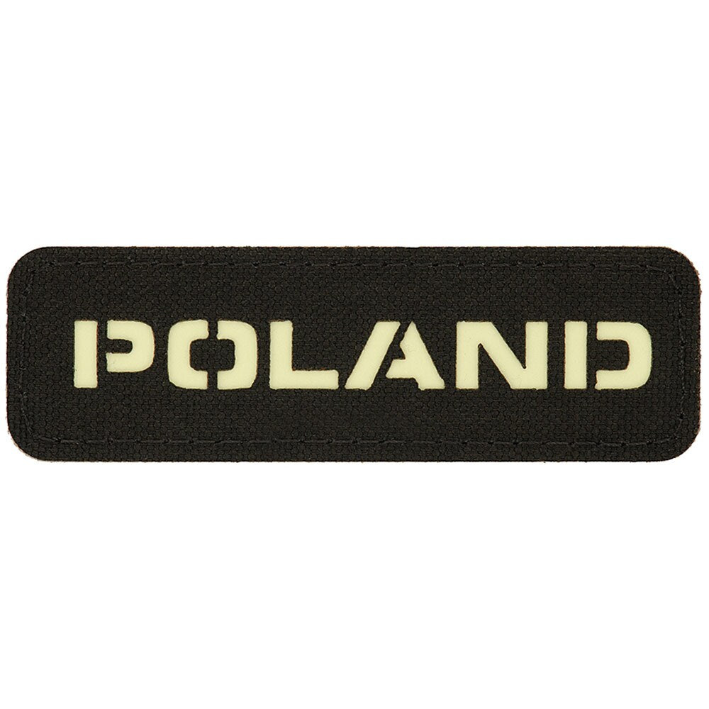 Naszywka M-Tac Poland Laser Cut - Black Luminate