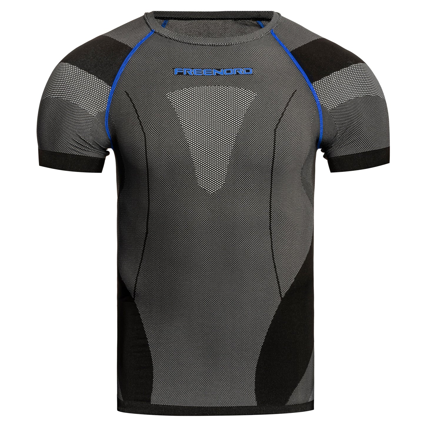 Koszulka termoaktywna FreeNord DryTech Short Sleeve - Black/Blue