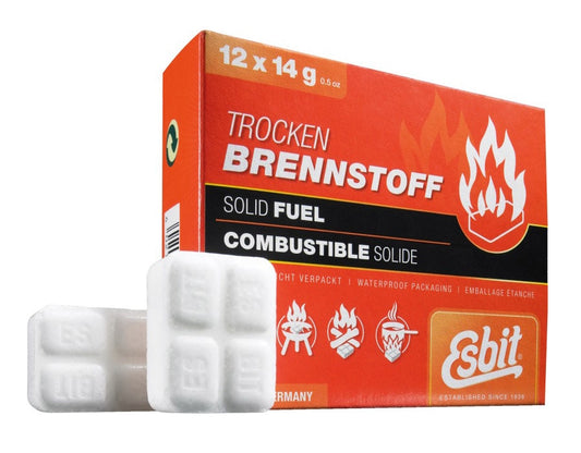 Paliwo stałe Esbit do kuchenek turystycznych Solid Fuel 12x 14 g
